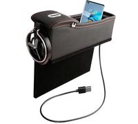 Générique Car Seat Gap Organizer, Crevice Filler Pocket Plug, Anti-Drop Storage Solution, Clutter-Free Interior Design, Ideal for Holding Phone, Wallet, Keys, Cards, Daily Commute Use