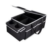 Générique Car Seat Storage Bag - Foldable Multi-Pocket Organizer, Cup Holder Vehicle Storage Accessory | Travel Container, Interior Cargo Solution, Portable Car Organizer For Road Trips, Camping, Bed