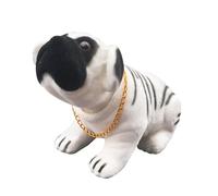 Générique Car Shake Dog Heads Decor - Resin Nodding Puppy Ornament, Simulated Dog Head Figurine | Cute Decoration System, Car Interior Dashboard Desk Tabletop Decor