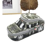 Générique Car-Themed Pencil Case - Car Shaped Pencil Case | Cool Pencils Bag | Cars Camouflage PencilCase | Multipurpose Stylish Pencils Cases | Portable Stationery for Markers, Eraser, Color Pens