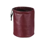 Générique Car Trash Bin, Leather Automotive Garbage Container 0.9 Gallon 20x16cm Portable Waste Holder for Sedans, SUVs, Trucks, RVs, Road Trip, Daily Commute