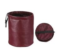 Générique Car Trash Can - Leather 20cm, Vehicle Waste Bin, 0.9 Gallon Capacity | Waterproof Interior, Compact Design, Leather Car Bin, Cars Umbrella Holder For Sedans, RVs, Trucks, Camping Trips Use