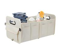 Générique Car Trunk Organizer, Folding Storage Container, Sturdy Oxford Cloth Design, Portable Multipurpose Organizer, Large Capacity, Space-Saving, Ideal Vehicle Storage And Organization