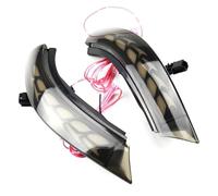 Générique Car turn signals LED clignotant dynamique eau courante lumière pour Cadillac CT4 CT4-V 2020-2022 ATS ATS-V 2013-2019 lumière dynamique(Smoky-black)