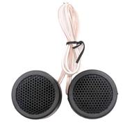 Générique Car Tweeter - Clean Resonance-Free High Efficiency Sound | High Efficiency Dome Speakers 500W Car Parts | for Marine Boat Audio Upgrade Great Musical Experience, Easy Install Horn 2Pcs Bla