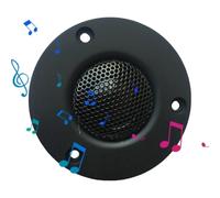 Générique Car Tweeters | 30W Auto Audio Horn Tweeter Pair | Premium Bullet Tweeters for Car Home Audio Install | High Performance 4Ω Silver Black Speakers for Vehicle and Hi-FI Sound Upgrade