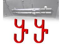 Générique Car Umbrella Hook,2/4/6 Pack Car Umbrella Clip,Trunk Hooks Umbrella-Storage Hook Clip,Stable Installation,No Drilling/No Shaking/No Noise,Suitable for Any Vehicle (Red,2PCS)