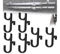 Générique Car Umbrella Hook, Universal Car Umbrella Holder, Universal Trunk Hooks Umbrellas Mount, Trunk Hooks Umbrella-Storage HookClip, Plant Towel Holder Auto Internal, for Any Vehicle (black*6)
