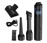Générique Car Vacuum Cleaner | Brushless MotorCar | Rechargeable Multiple Brush Heads High Power Hand Held Vaccuum Cordless | Accessory for Home, Cars, Office, Pet Hair