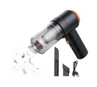 Générique Car Vacuum Cleaner - Portable Mini Cleaner for Interior Detailing | Non Slip Grip with Compact Handheld Design, Dust Removal Tool for Upholstery Seats Carpet Desk Home Office Use