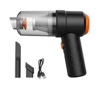 Générique Car Vacuum - High Power Mini Handheld Cleaner, Detachable Non-Slip Design | Wireless Charging Car Vacuum Cleaner Vehicle Interior Upholstery Seat Home Office Pet Carpet Desk Furniture