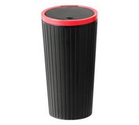 Générique Car Waste Storage Bin - PP & ABS, 3.34x6.41in Mini Rubbish Bin | Leakproof Car Dustbin Organizer For Vehicles, Desks, Home, Coffee Tables, Accessories, Pop-Up Cover Trash Can