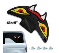 Générique Car Window Light Decor - Dynamic Eye Front Rear Windshield Lamp | Car Window Light Up Sign for Dashboard, Interior, RV, SUV, Tractor, Trailer, Truck