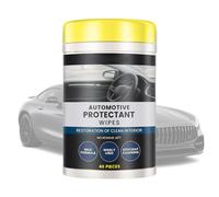 Générique Car Wipes Cleaning - 40 Count Quick Cleaning Supplies, Pre Moistened Car Glass Wipes with Multi Protection, Vehicle Maintenance Tool, Streak Free Formula for Tires, Paint, Roof, Underseat