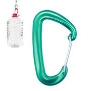 Générique Carabiner Clips Heavy Duty - Aluminum Locking Keyring Hook | Multifunctional Rock D Shape Climbing Link For Rappelling Hiking Dog Leash | Lightweight Auto-Locking Gear Utility Connectors