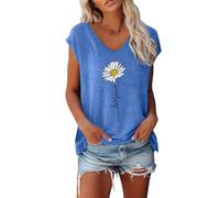 Générique Caraco Femme Avec Manches Cap Et Encolure V Couleur Unie Pour Un Look Décontracté Et Loose Débardeur Femme Shirt Pour Bureau Ou Loisirs