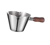 Générique Carafe à Lait Multifonctionnelle de 200 Ml avec Graduation et Poignée, Idéale pour La Cuisine, Argent