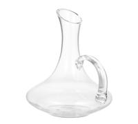 Générique Carafe à Vin en Verre sans Plomb avec Poignée, Décanteur Rapide 1 Pièce, Distributeur de Boissons en Verre pour Maison et Bar, Carafon Élégant pour Whisky et Vin Rouge