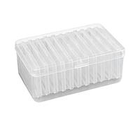 Générique Card Container | Transparent Deck Container | Square Playing Card Storage | For Jewelry Hardware Parts Craft Collection Gathering Sports Travel Business