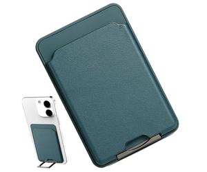 Générique Card Holder - PU, 3.7x2.9x0.2in Phone Wallet Durable and Lightweight | Adhesive Phone Card Holder, Mobile Wallet for Credit Cards, ID, Travel, Daily Use