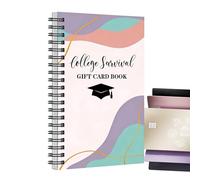 Générique Card Storage Book - Student Organizer Holder, Handmade Compact 18x13cm Wallet with Easy Access Slots Feature, Space Saving Slim Profile Function, Ideal for School Travel Daily Use Needs