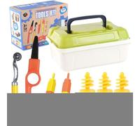 Générique Cardboard Construction Tool Kit | Cardboard Building Tool Set | Educational Learning Construction Toys for Son Boys Family Girls Daughter Preschoolers Children