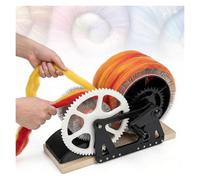 Générique Cardeuse Manuelle à Tambour à manivelle, Machine à carder la Laine à Engrenages, for Un mélange Rapide de Fibres, Un mélange de Couleurs, l'élimination des impuretés et Le feutrage DIY