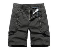 Générique Cargo Short Homme Grande Taille Chic Simple Pantalon Court Travail sans Contrainte Corporelle pour Les Activités Sportives Outdoor