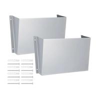 Générique Cargo Van Organizer - Work Cargo Partition Holder | Van Paper Organizer | Wall Mounted Double Slot File Binder Document Holder, for Garage Truck Vehicle Workshop, 2 Pieces