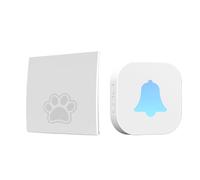 Générique Carillon De Porte pour Chien sans Fil - Longue Portée Étanche Électrique | Bouton De Sonnette Canine Extérieure - pour Petites à Grandes Races Personnes Âgées Professionnels Appartement