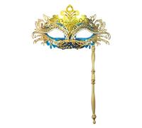 Générique Carnaval DéGuisement Homme, Masque De Mascarade En MéTal Masque Carnaval A Decorer De Venise Homme Et Femme Visage Femme Noir Deguisement Pour Boule FêTe Costume