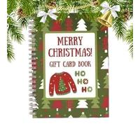 Générique Carnet de Cartes de Vœux de Noël | Carnet de Cartes Cadeaux Noël - Livret de de Vœux pour Femmes Amis Fils Filles Garçons Ados Jeunes Famille