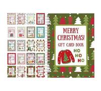 Générique Carnet De Cartes De Vœux De Noël - Carnet de Cartes Cadeaux pour Élèves - Livret de de Vœux pour Famille Amis Adultes,Cadeau pour Fils Fille Amis Famille Hommes Femmes Adolescents