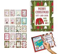 Générique Carnet De Cartes De Vœux De Noël,Carnet de Cartes de Vœux Noël | Organisateur de de pour Jeunes - Cadeau pour Fils Fille Amis Famille Hommes Femmes Adolescents