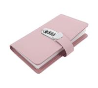 Générique Carnet d'Épargne Cadenas et Clé, Livret Rose 100 Pages, Protégé par Combinaison, Adapté la Gestion Financière Personnelle Défis d'Épargne
