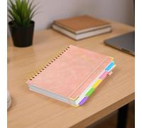 Générique Carnet Ligné Format Collège,Journal B5 Avec Séparateur Amovible - 300 Pages Organiseur Compact pour Enseignants Étudiants Réunions Prise de Notes | Études Travail Domicile