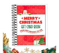 Générique Carnet Organisateur de Cartes de Vœux,Livre de 30 Pages pour Cartes de Noël - Décoration Saisonnière pour Maman Papa Famille Amis Collègues Grands-Parents,Cadeau Pour Femme Homme Jeunes