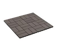 Générique Carreau de terrasse 11 pcs WPC 30 x 30 cm 1 m² Marron foncé,Quincaillerie,Matériaux de Construction,Tapis & revêtements de Sol,Brun,8.77KG,45033
