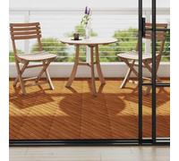 Générique Carreaux de terrasse 10 pcs 30x30 cm Bois d'acacia Solide,Quincaillerie, Matériaux de Construction, Tapis & revêtements de Sol, Brun (Poids 7.2KG)