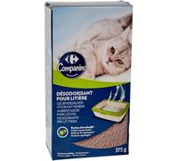 Générique Carrefour COMPANINO Désodorisant pour Litière de Chat Parfum Chèvrefeuille 375g - Lot de 3