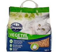 Générique Carrefour COMPANINO - Litière Ultra Absorbante Végétale, Confort et Fraîcheur Naturelle (Sac 10L) - Vendu par unité