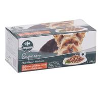 Générique Carrefour COMPANINO - Repas Saveur Poulet, Foie, Bœuf Et Dinde en Sauce, Texture Fondante, 4x150g - Lot De 3
