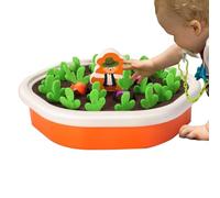 Générique Carrot Pulling Toy - Wooden Color Memory Radish Planting Game for Kids | Preschool Learning Fine Motor Skills Development, Interactive Puzzle Early Education Brain Training