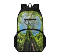 Générique Cartable Garçon Primaire Arbres Verts Ciel Bleu Sac à Dos Adolescent, Cartable École De Grande Capacité Pour Collège Et Lycée, Sac à Dos Décontracté Pour Voyages