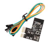 Générique Carte à Boutons D'ordinateur Câble D'extension, Interrupteur d'alimentation PC Compact et Portable, Compatible Ordinateur à Fente de Carte