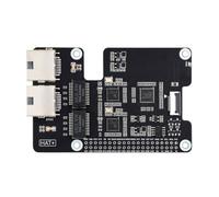 Générique Carte Adaptateur Ethernet RJ45 compacte avec encombrement de 85 x | Lien PCIe Gen2 et GPIO Passthrough pour les projets d ' extension Maker et la planification des câbles