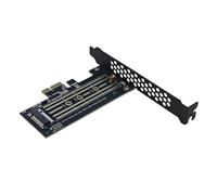 Générique Carte Adaptateur M.2 PCI-E X4 5.0 - Convertisseur D'extension PCIe Gen5, Mise À Niveau Du Stockage De Bureau Haute Vitesse, Accessoire De Carte Mère Plug Play | Ordinateurs Compatibles C