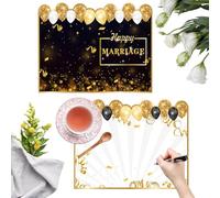 Générique Carte D'Anniversaire Géante | Livre d'Or avec Enveloppe - Carte de Vœux Très Grande | pour Garder les Souvenirs Fête d'Anniversaire Réunion Familiale Retrouvailles entre Amis Femmes Hommes