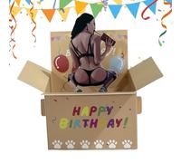 Générique Carte de anniversaire 3D, cartes pop humour pour unes salutation drôle, design créatif avec une fonction popup, cartea à la main pour mari, maman, garçon, amie, fille, fête, 5.91x5.12x