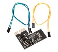 Générique Carte de Bouton d'alimentation Pratique pour Allumage à Distance PC à Distance Câble Adaptateur Plastique Compatible Ordinateur